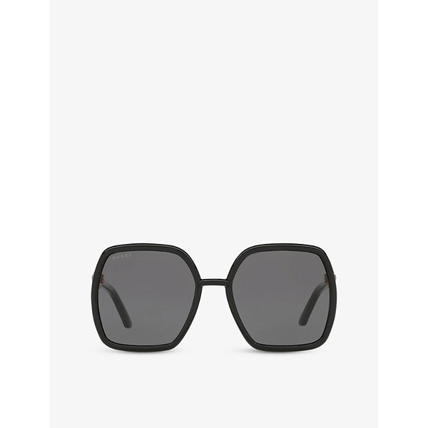 Gucci GG0890S square-frame glass and acetate sunglasses