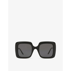  Gucci GG0896S square-frame glass and acetate sunglasses