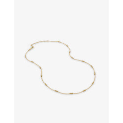 Monica Vinader Triple-beaded 18ct recycled gold-plated vermeil sterling-silver choker necklace