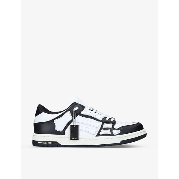 Amiri Skel panelled leather low-top trainers