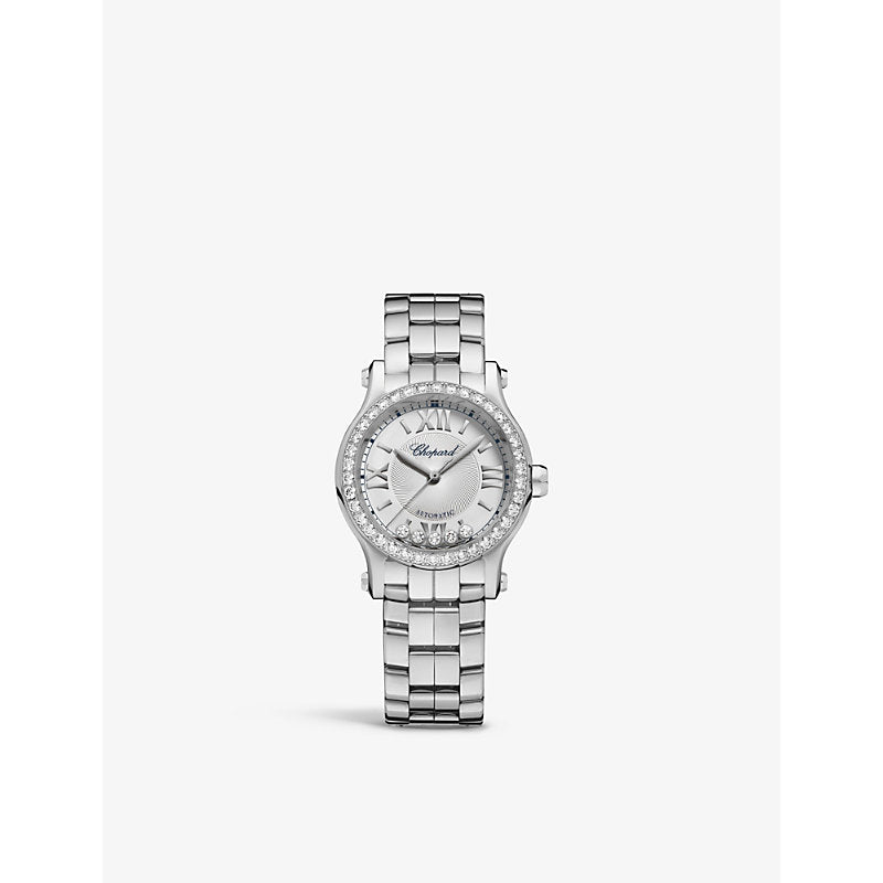 Chopard Happy Sport 278573-3014 stainless steel and 0.14ct diamond automatic watch