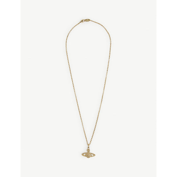 Vivienne Westwood Bas Relief Orb mini gold-tone brass necklace