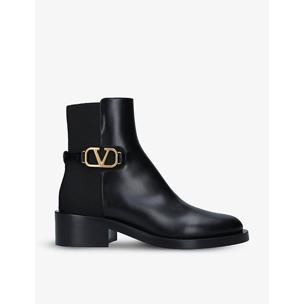 Valentino Garavani VLOGO leather Chelsea boots