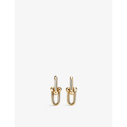 Tiffany & Co Tiffany HardWear 18ct yellow-gold earrings | TIFFANY & CO