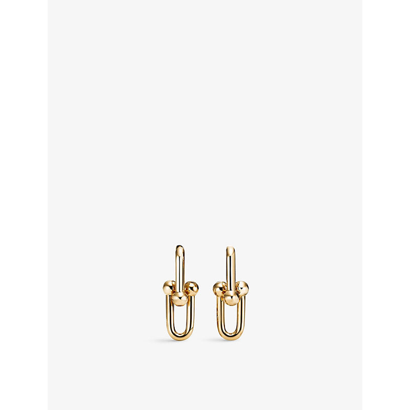 Tiffany & Co Tiffany HardWear 18ct yellow-gold earrings | TIFFANY & CO