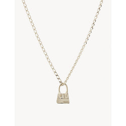 Jacquemus Le Chiquito silver-toned brass necklace