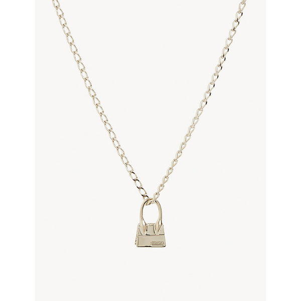 Jacquemus Le Chiquito silver-toned brass necklace