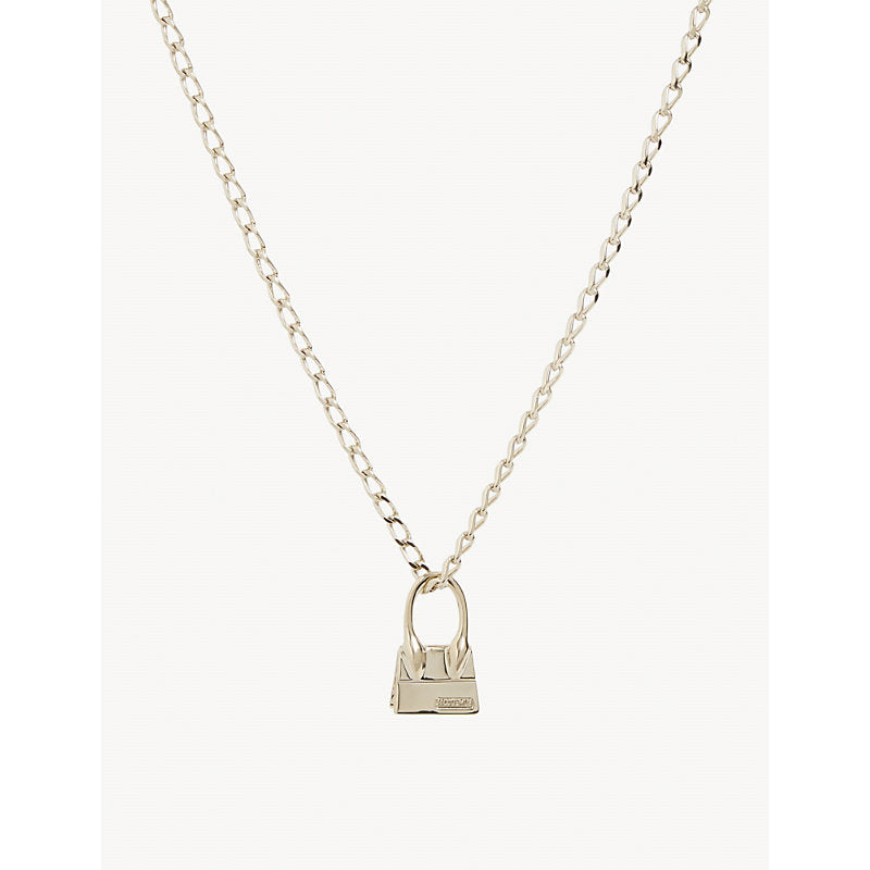 Jacquemus Le Chiquito silver-toned brass necklace