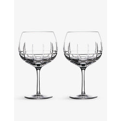 Waterford Gin Journey Cluin Balloon crystal glasses set of two