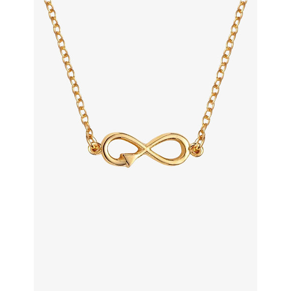 La Maison Couture With Love Darling #12 Infinity 14ct yellow gold-plated vermeil sterling silver necklace