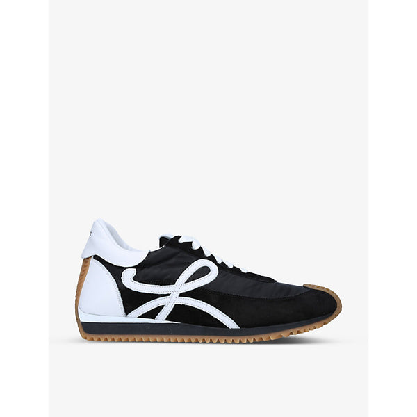  Loewe Flow Runner monogram leather and shell trainers