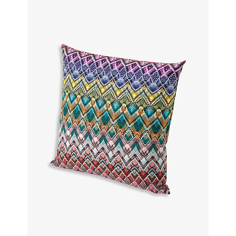 Missoni Home Amarillo zigzag woven cushion 60cm x 60cm