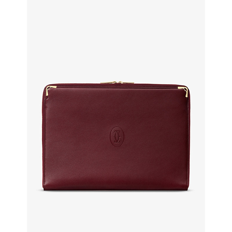 Must de Cartier leather portfolio bag | Cartier