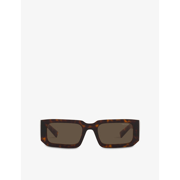 Prada PR 06YS rectangle-frame acetate sunglasses