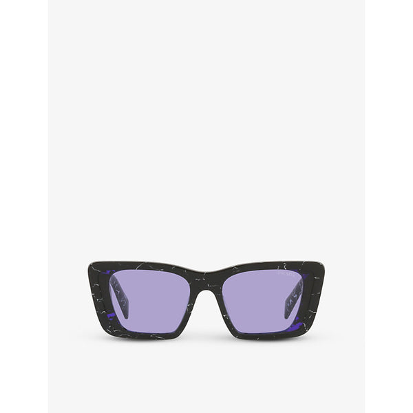  Prada PR 08YS Symbole butterfly-frame acetate sunglasses