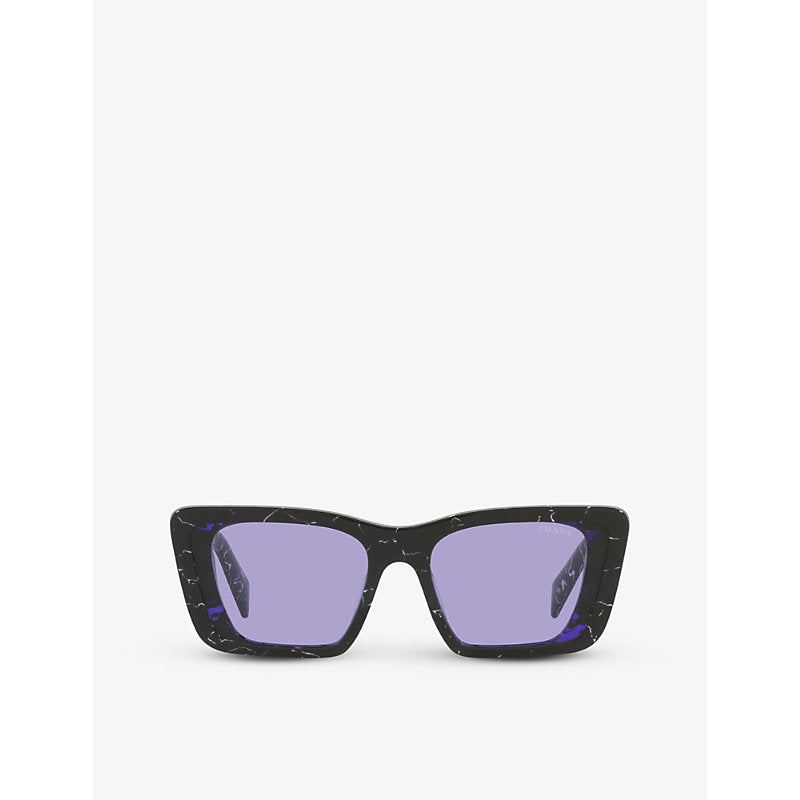  Prada PR 08YS Symbole butterfly-frame acetate sunglasses