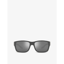  Prada Linea Rossa PS 01WS square-frame acetate sunglasses