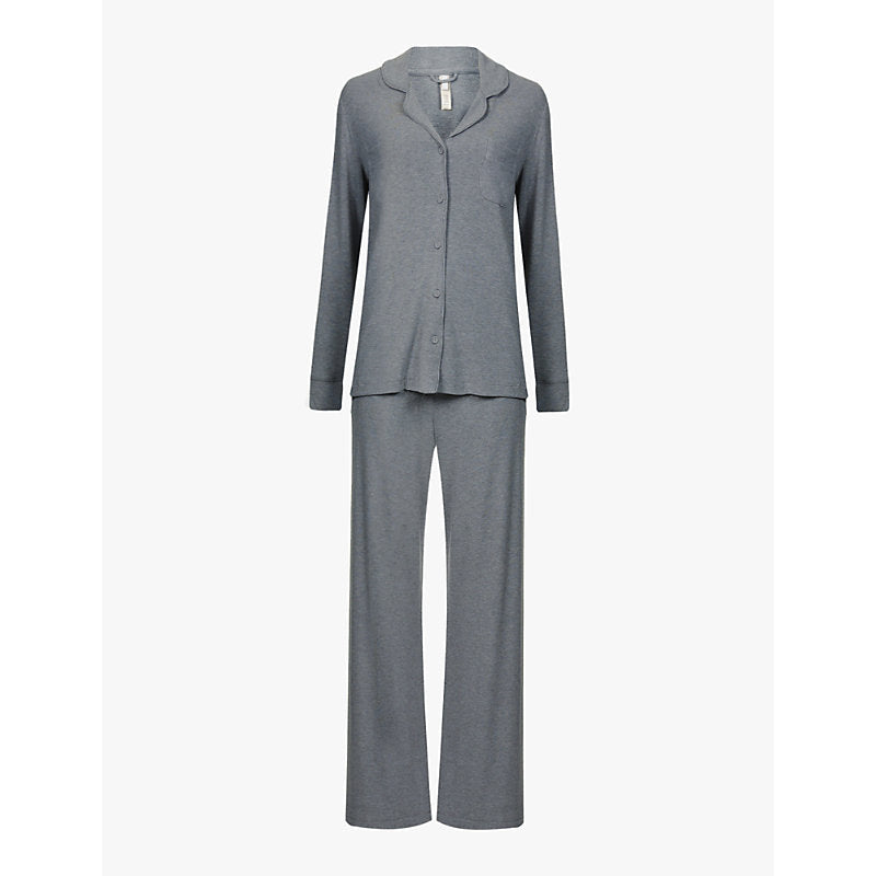 Womens Skims Soft Lounge stretch-jersey pyjama set