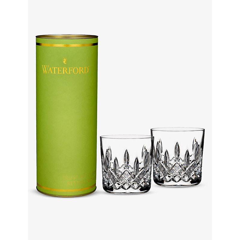 Waterford Giftology Lismore crystal tumblers set of two