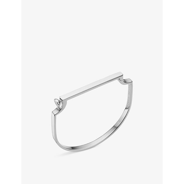 Monica Vinader Signature recycled sterling-silver bangle | MONICA VINADER