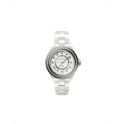 Chanel H7189 J12 ceramic, steel and 1.51ct diamond mechanical watch