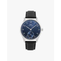 Iwc Schaffhausen IW358305 Portugieser stainless-steel and leather automatic watch