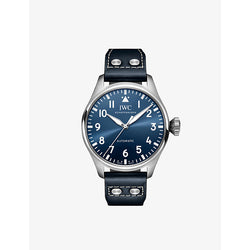 Iwc Schaffhausen IW329303 Big Pilot's stainless-steel and leather automatic watch