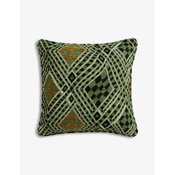 Soho Home Djbouti linen-silk blend cushion 50cm x 50cm