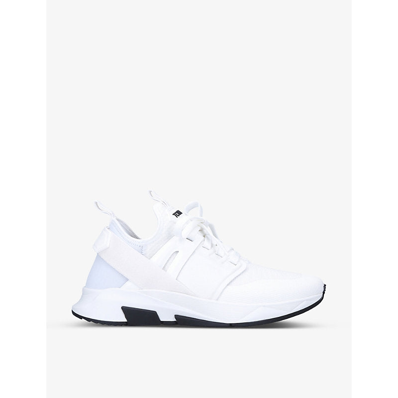 Tom Ford Jago shell and mesh low-top trainers