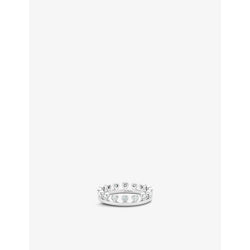 De Beers Jewellers Dewdrop 18ct white-gold and 0.38ct diamond ring