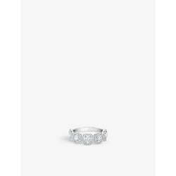 De Beers Jewellers Aura platinum and 1.01ct diamond eternity ring