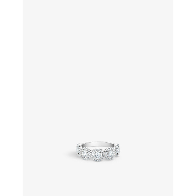 De Beers Jewellers Aura platinum and 1.01ct diamond eternity ring