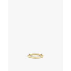 De Beers Jewellers DB Classic 18ct yellow-gold wedding band