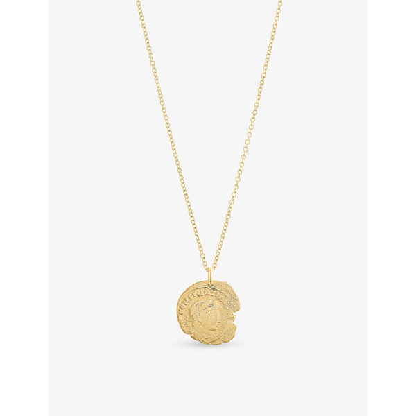 La Maison Couture Deborah Blyth Constantine 24ct yellow gold-plated vermeil sterling-silver pendant necklace