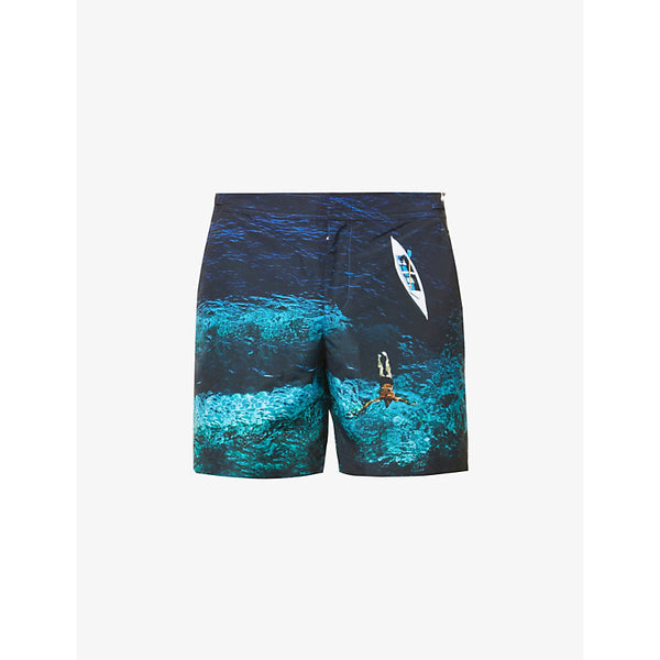 Orlebar Brown Bulldog Photo graphic-print slim-fit swim shorts