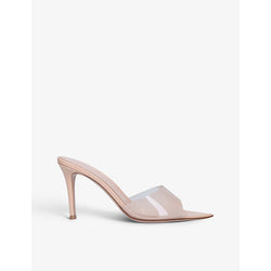 Gianvito Rossi Elle leather and PVC mules