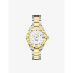 Tag Heuer WBD1320.BB0320 Aquaracer 18ct yellow gold-plated stainless-steel quartz watch