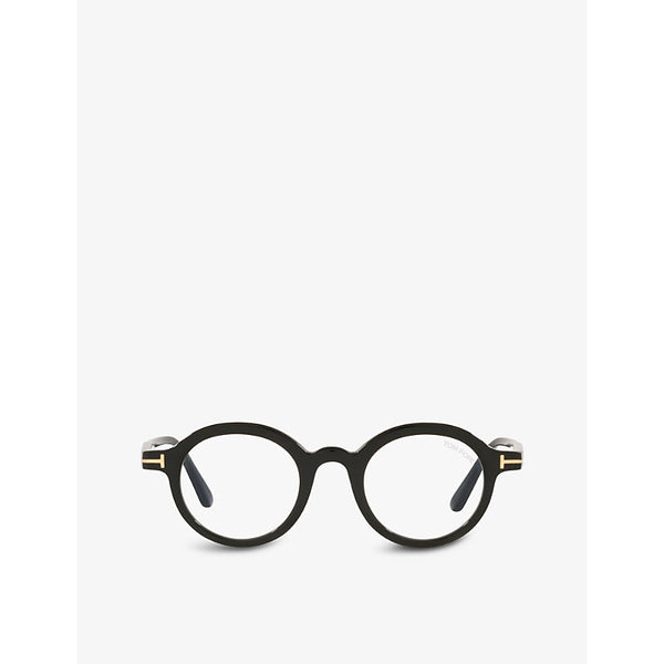  Tom Ford FT5664-B round-frame glasses