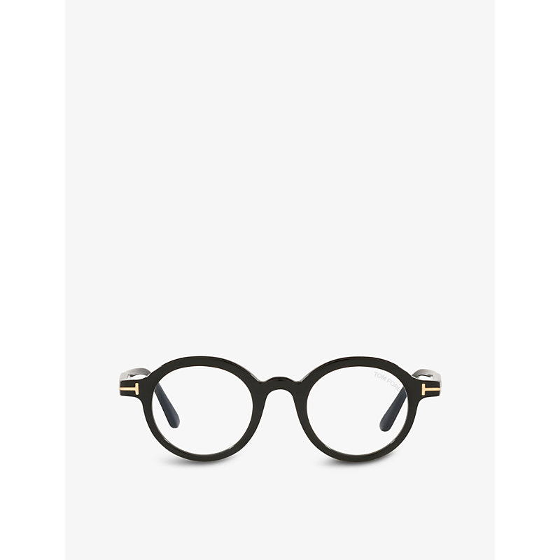  Tom Ford FT5664-B round-frame glasses