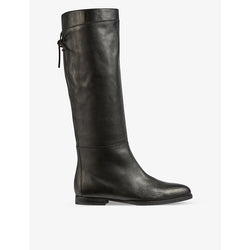 Lk Bennett Cassandra tie-back leather knee-high boots | Lk Bennett