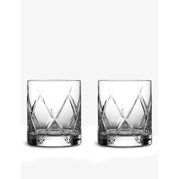 Waterford Olann crystal Whiskey tumblers set of two