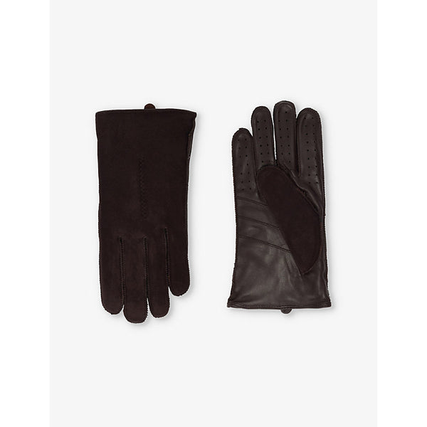 Dents Touchscreen suede gloves