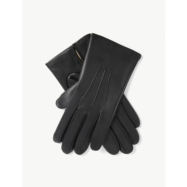 Dents Bath cashmere-lined leather gloves