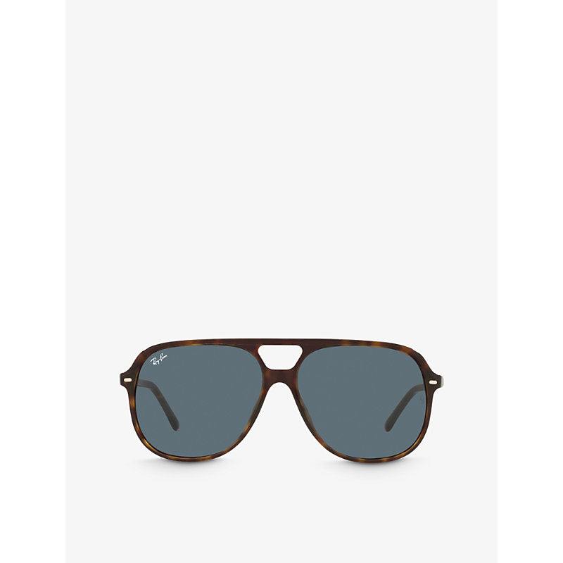  Ray-Ban RB2198 Bill square-frame acetate aviator sunglasses