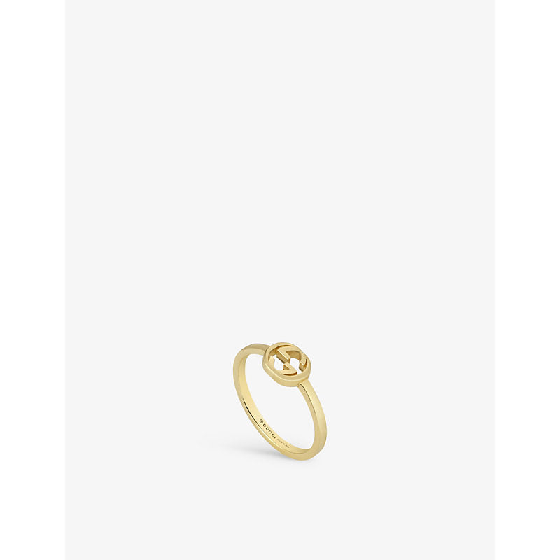 Gucci Interlocking G 18ct yellow gold ring