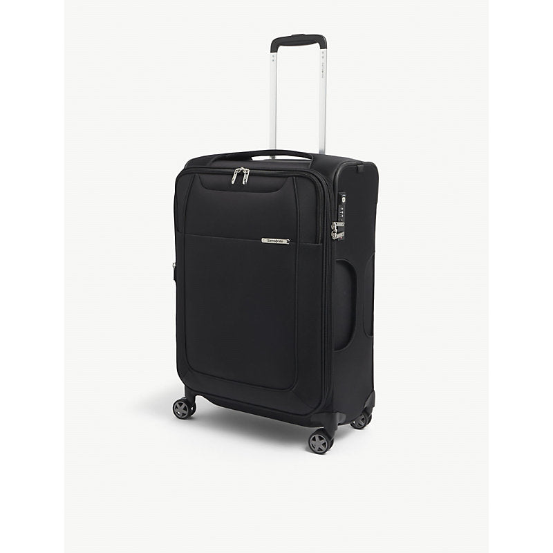 Samsonite Spinner soft-shell 4 wheel branded woven suitcase 63cm