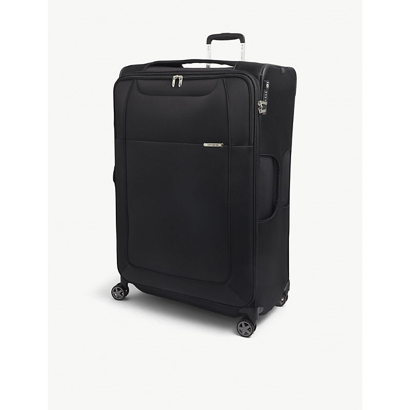 Samsonite Spinner soft-shell 4 wheel branded woven suitcase 83cm | Samsonite