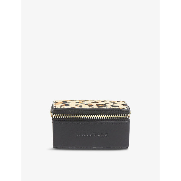 Whistles Dee Mini leather jewellery box