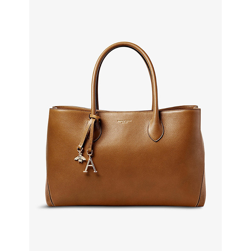  Aspinal Of London London large leather tote bag