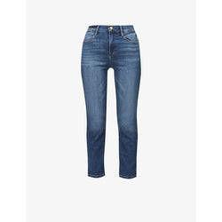 Womens Frame Le High Straight high-rise slim-fit cotton-twill jeans